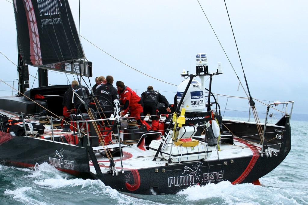 Volvo Ocean Race, Leg 4 Finish - Puma © Richard Gladwell www.photosport.co.nz